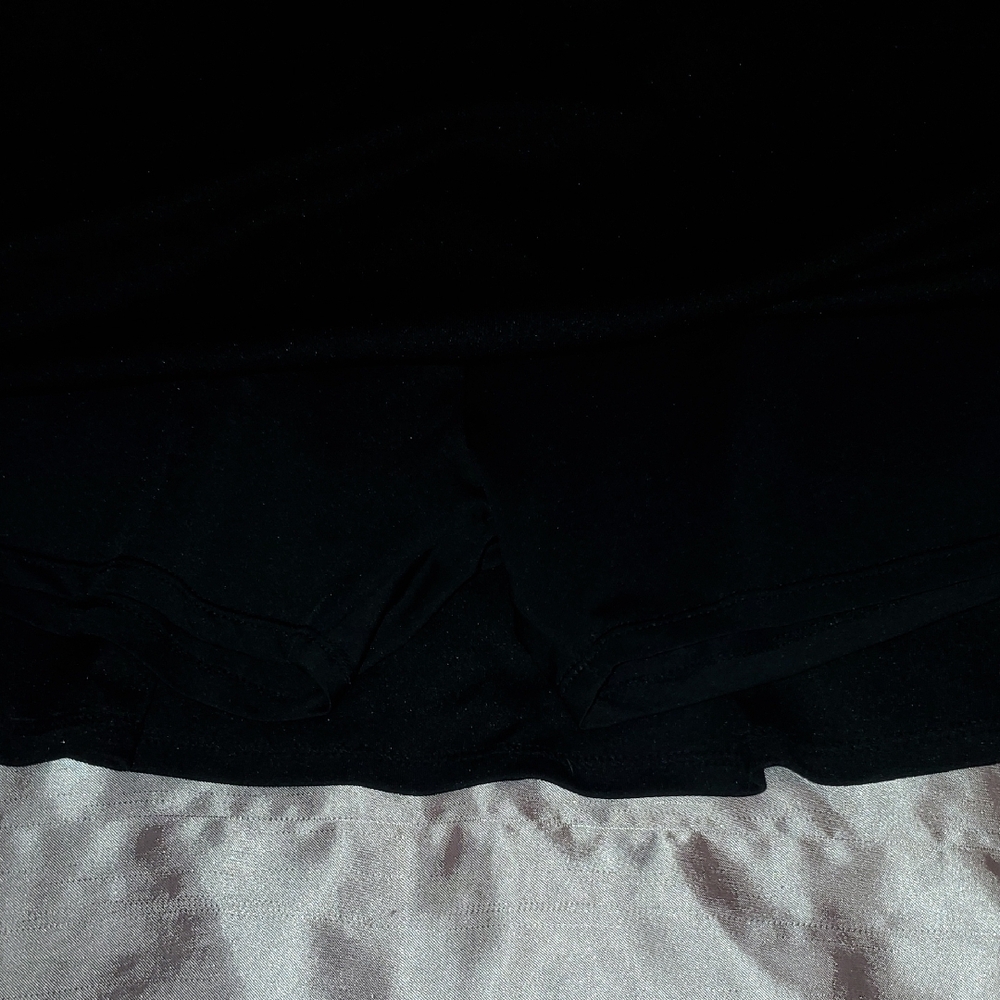 Adidas Kids Skort in Black with White Accents - Picture 3 of 4